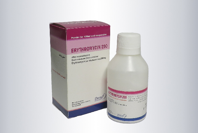 اریترومایسین (Erythromycin)    